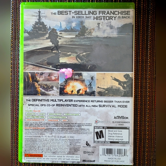 Call of Duty MW3 | Xbox 360 Live | Complete Game in Box | VG+ - Picture 4 of 4